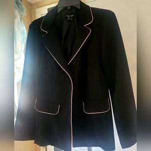 Pink and black womens Blazer